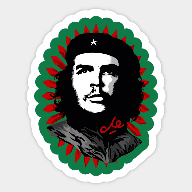 Che Guevara Sticker by BluedarkArt